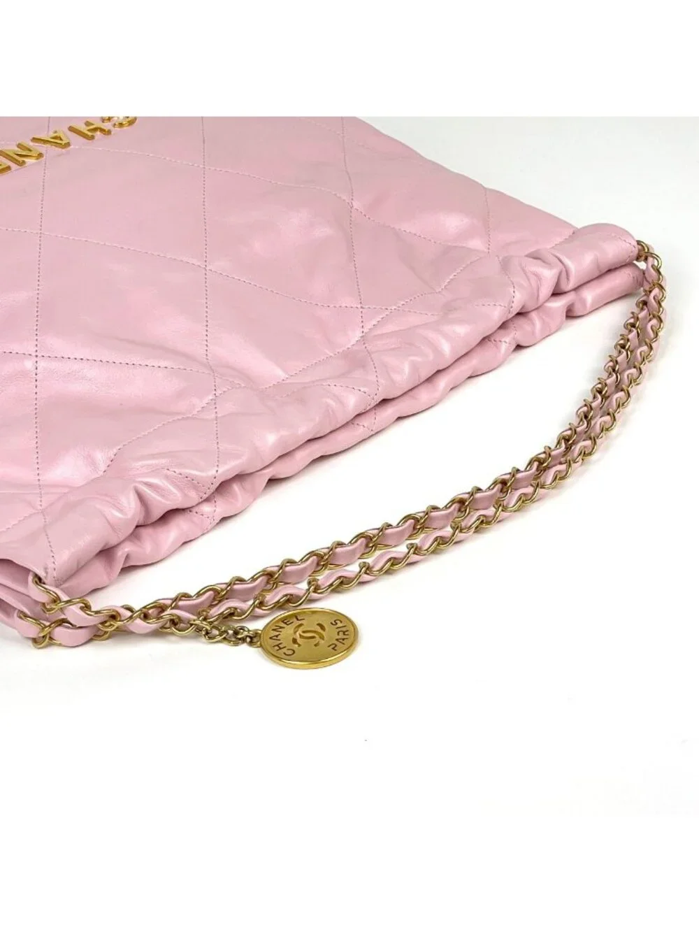 Chanel Shoulder Bag Chanel 22 Leather Pink